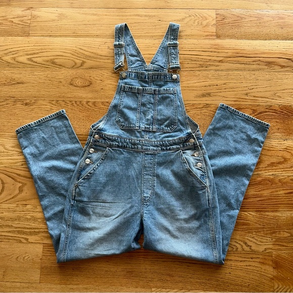 GAP Classic Denim Overalls Size Small - Picture 3 of 16